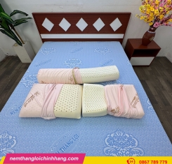 BỘ GỐI CAO SU THIÊN NHIÊN THẮNG LỢI ( 2 NẰM + 1 ÔM )