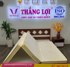 Nệm cao su Thắng Lợi Gold Latex gấp 3