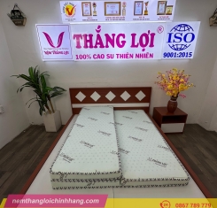 Nệm cao su hoạt tính Thắng Lợi Gấp 3