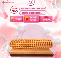 Nệm cao su thiên nhiên Thắng Lợi SuSu Original