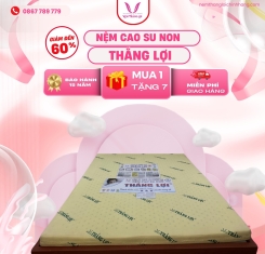 Nệm cao su non Thắng Lợi